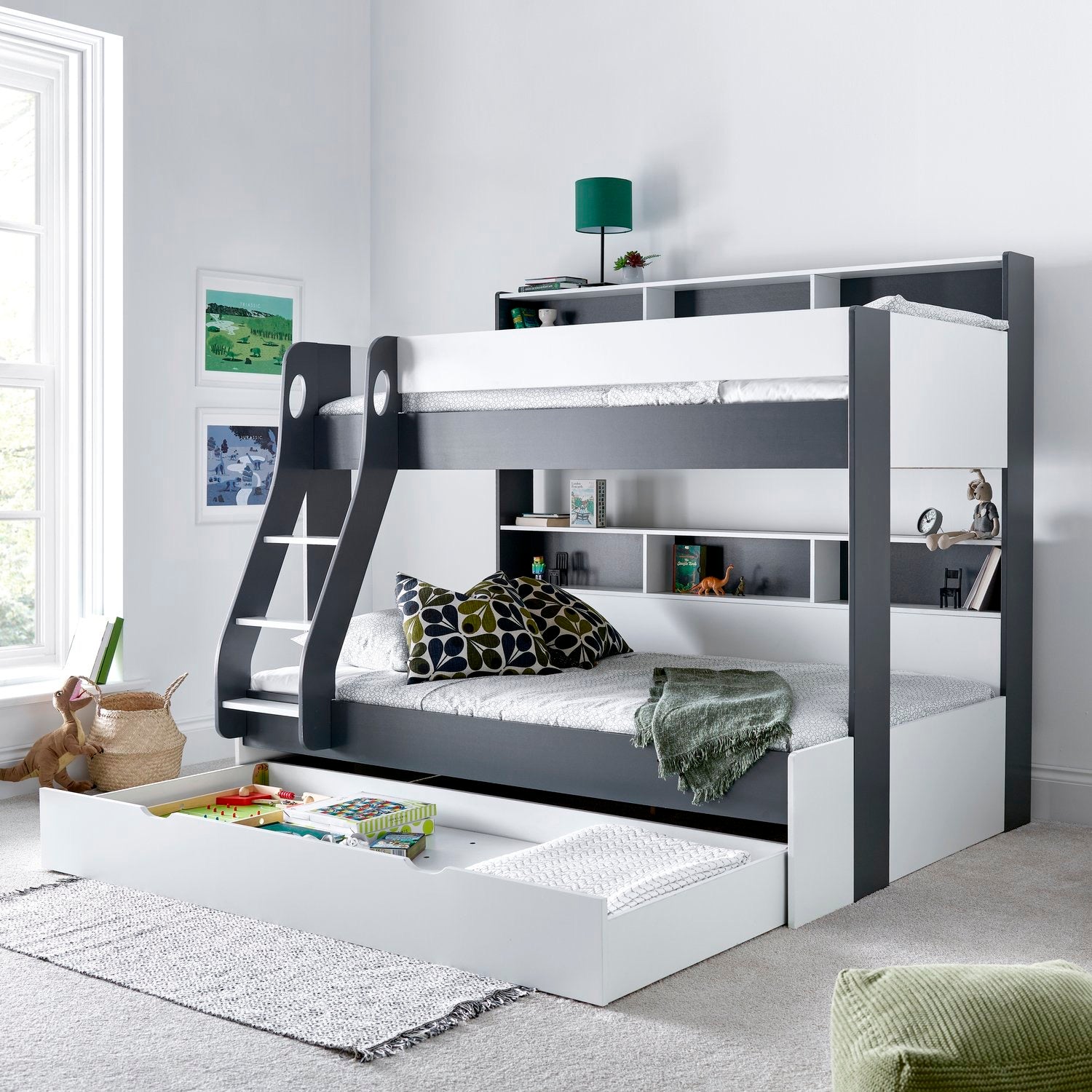 Oliver bunk bed with trundle
