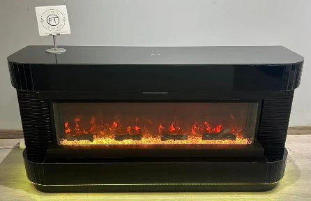 Fireplace black