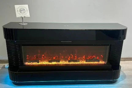 Fireplace black