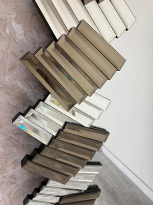 SPIRAL WAVE OVAL MIRROR