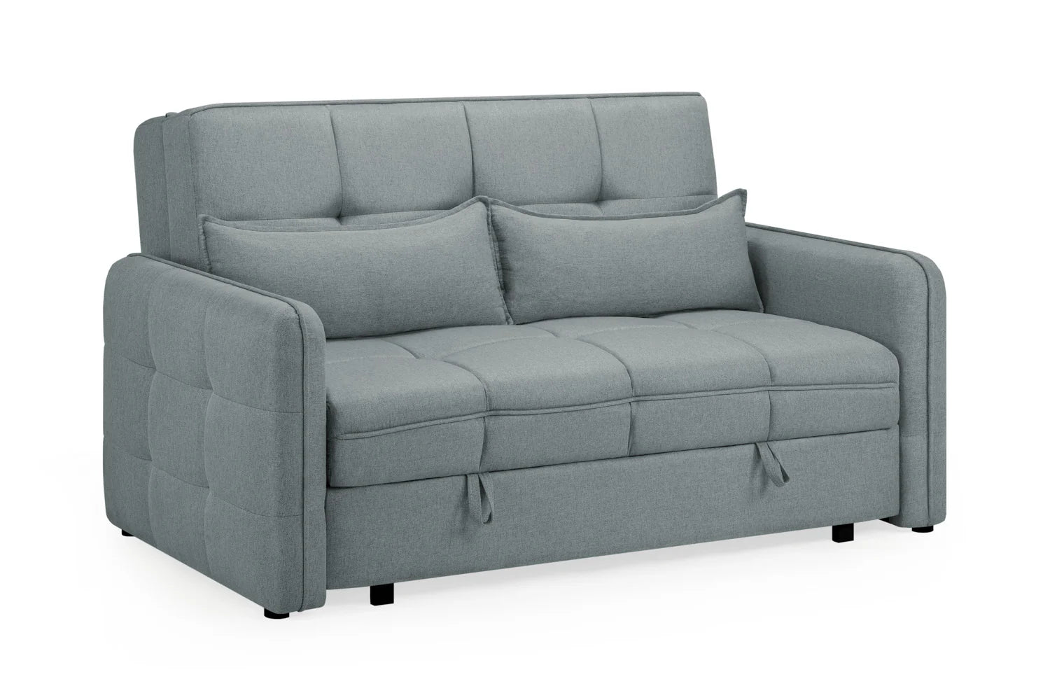 Marley Sofa Bed With Storage Cushion Comfortable Grey