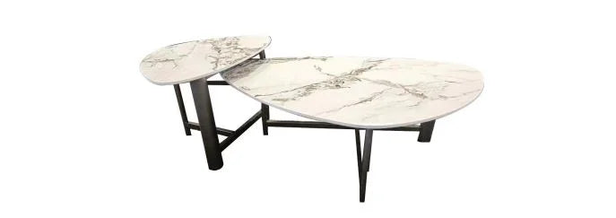 CASCADE CERAMIC COFFEE TABLE SET