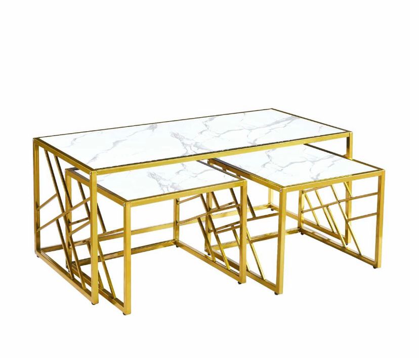 OVAL 2+1 COFFEE WITH SIDE TABLES