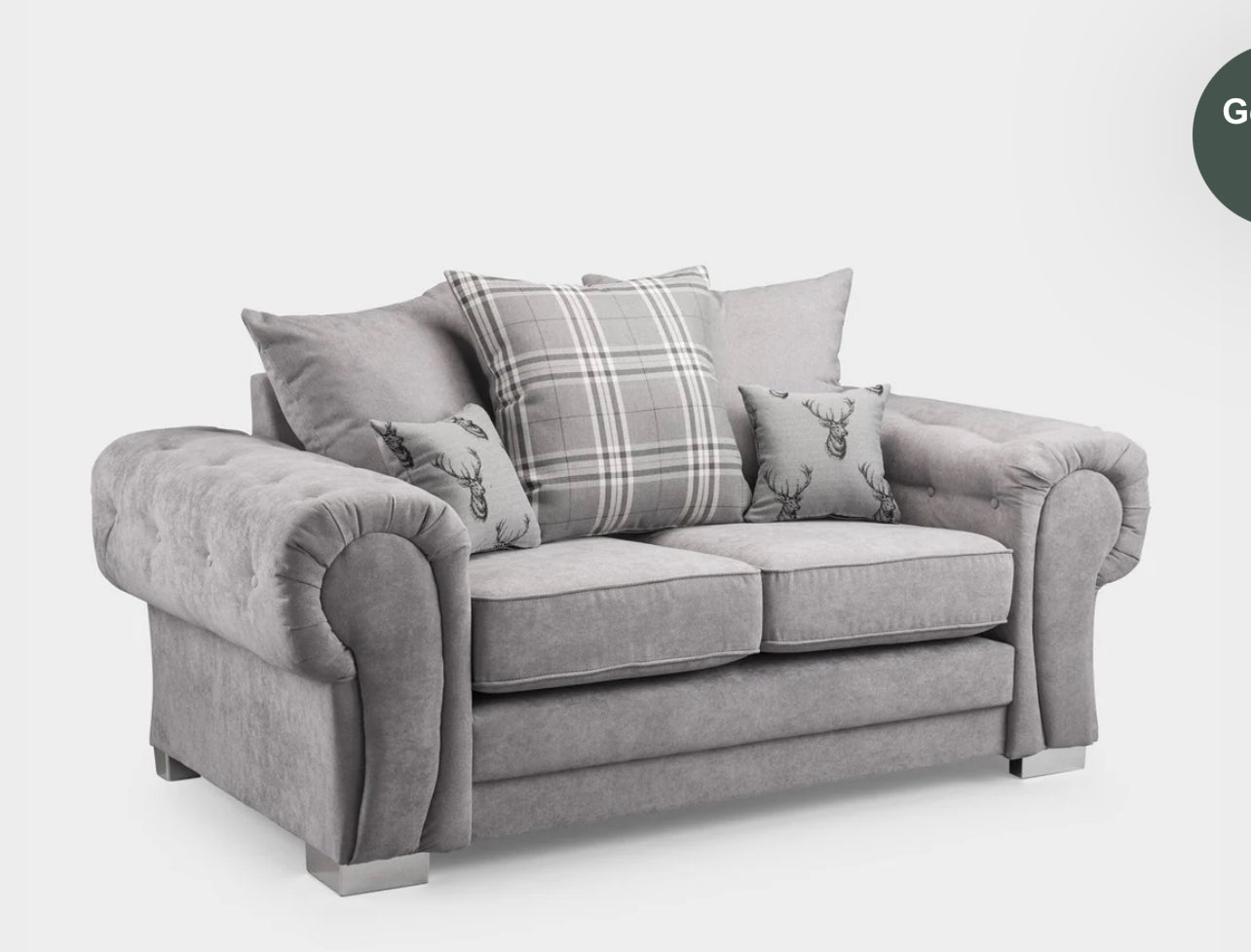 Verona 3 seater scatter back sofa