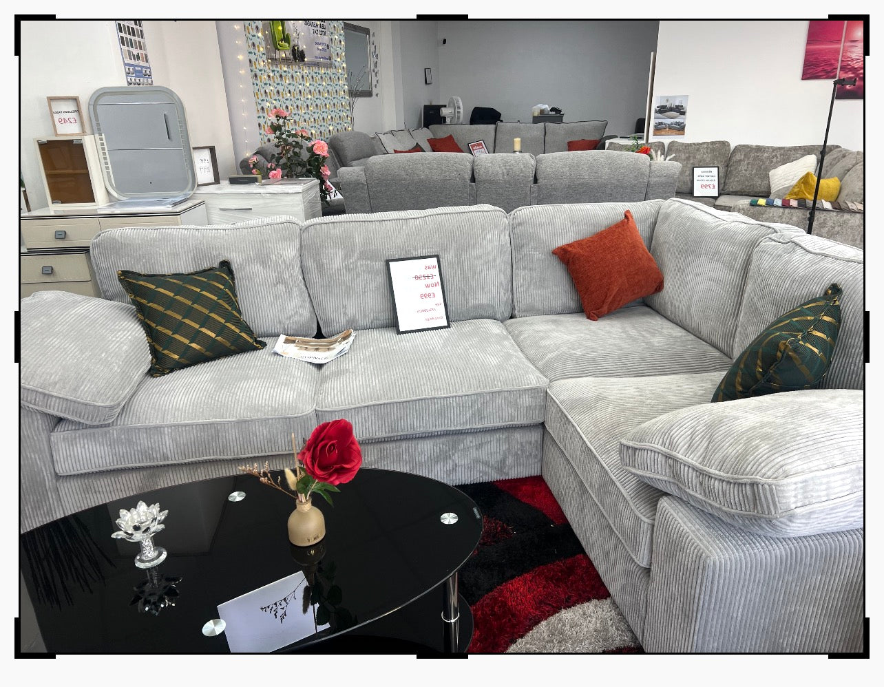 Mela sofa corner L shape