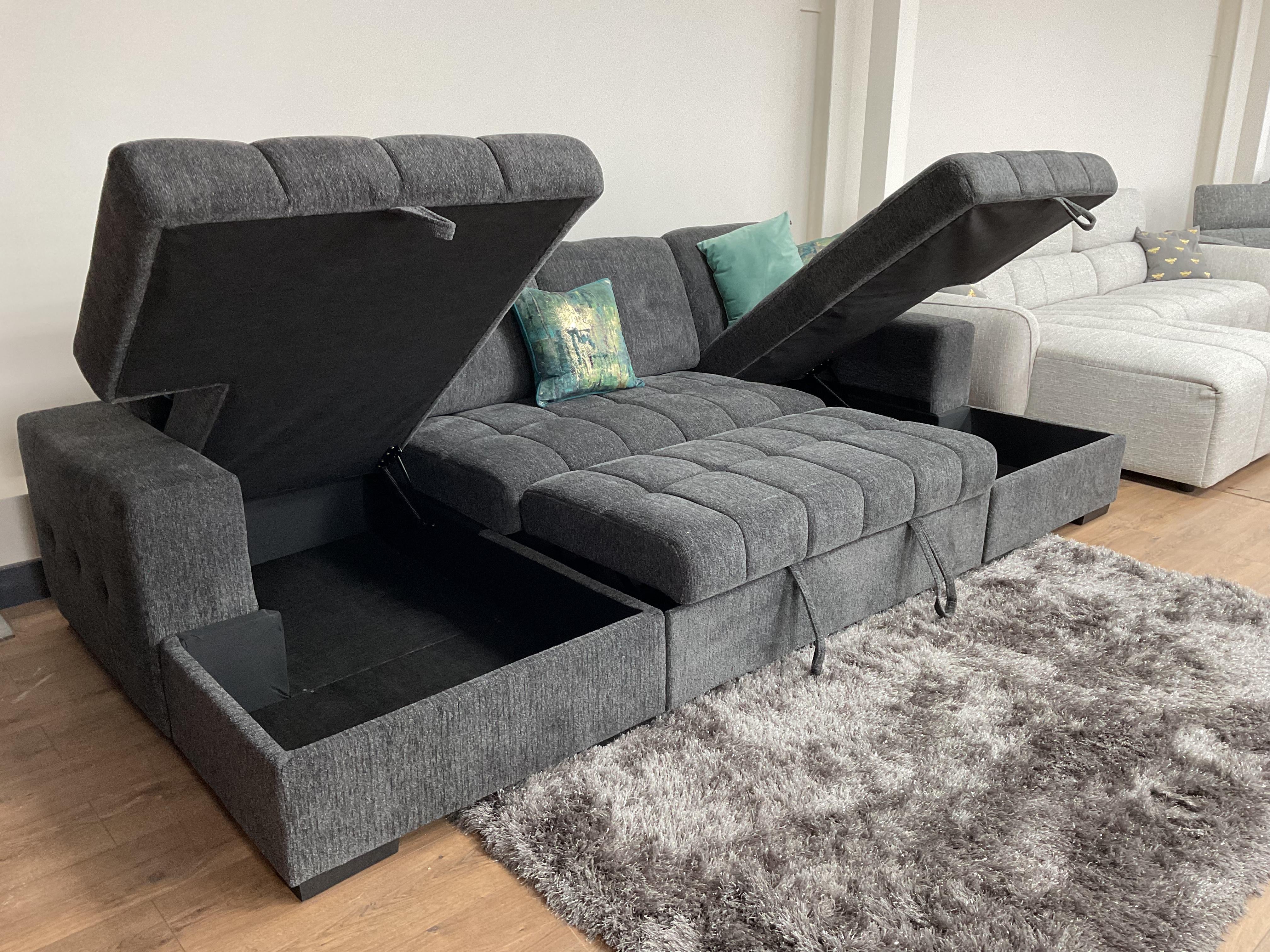Palmero u shape sofa bed