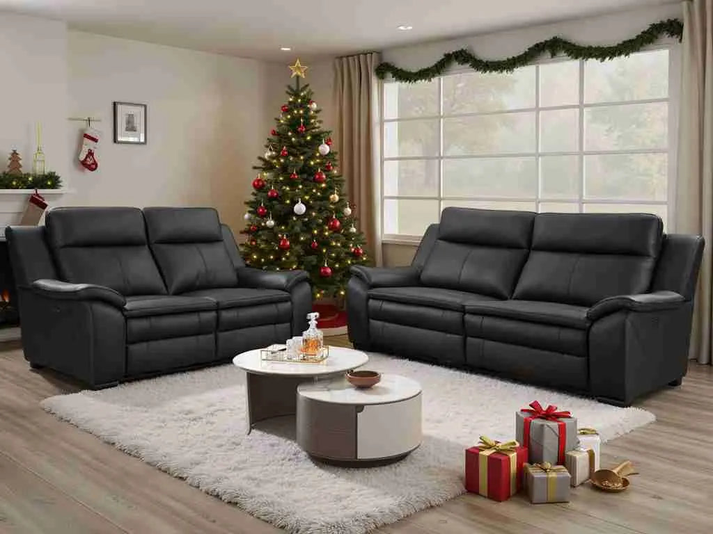 Boston Genuine leather Electric recliner sofa