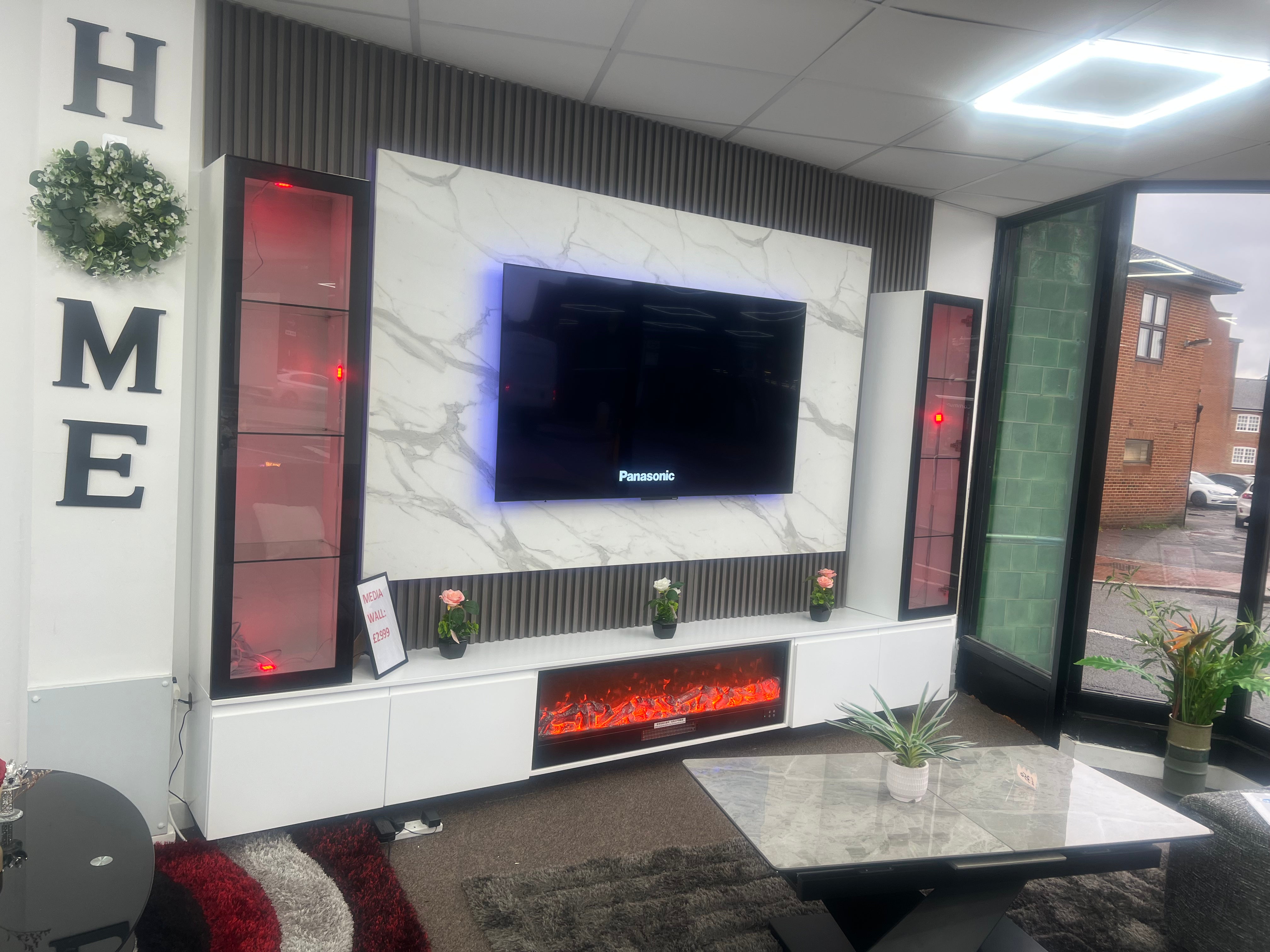 Media wall and installation