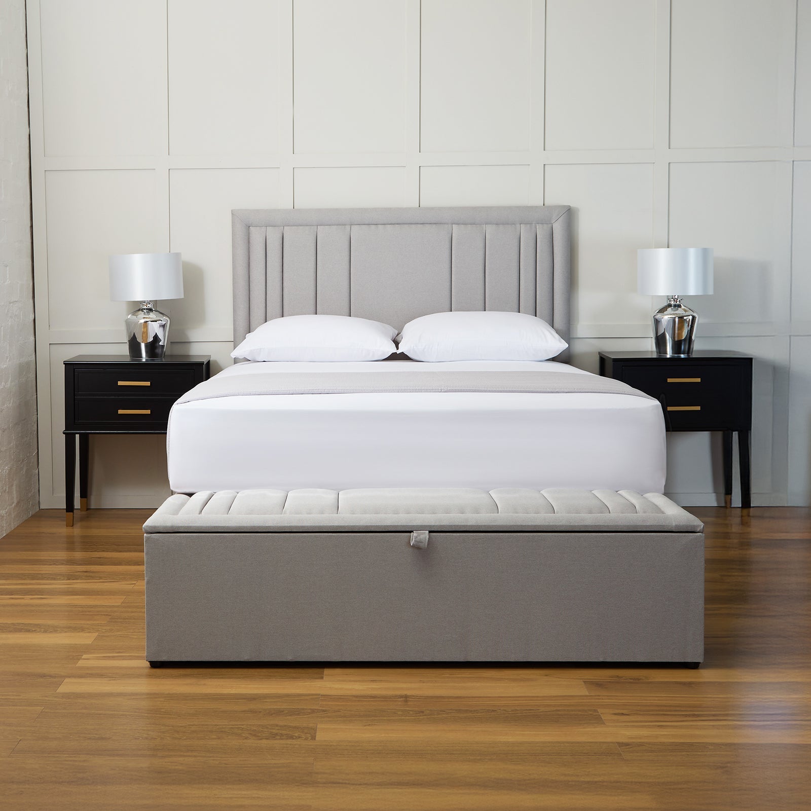 Ottoman bed with head board