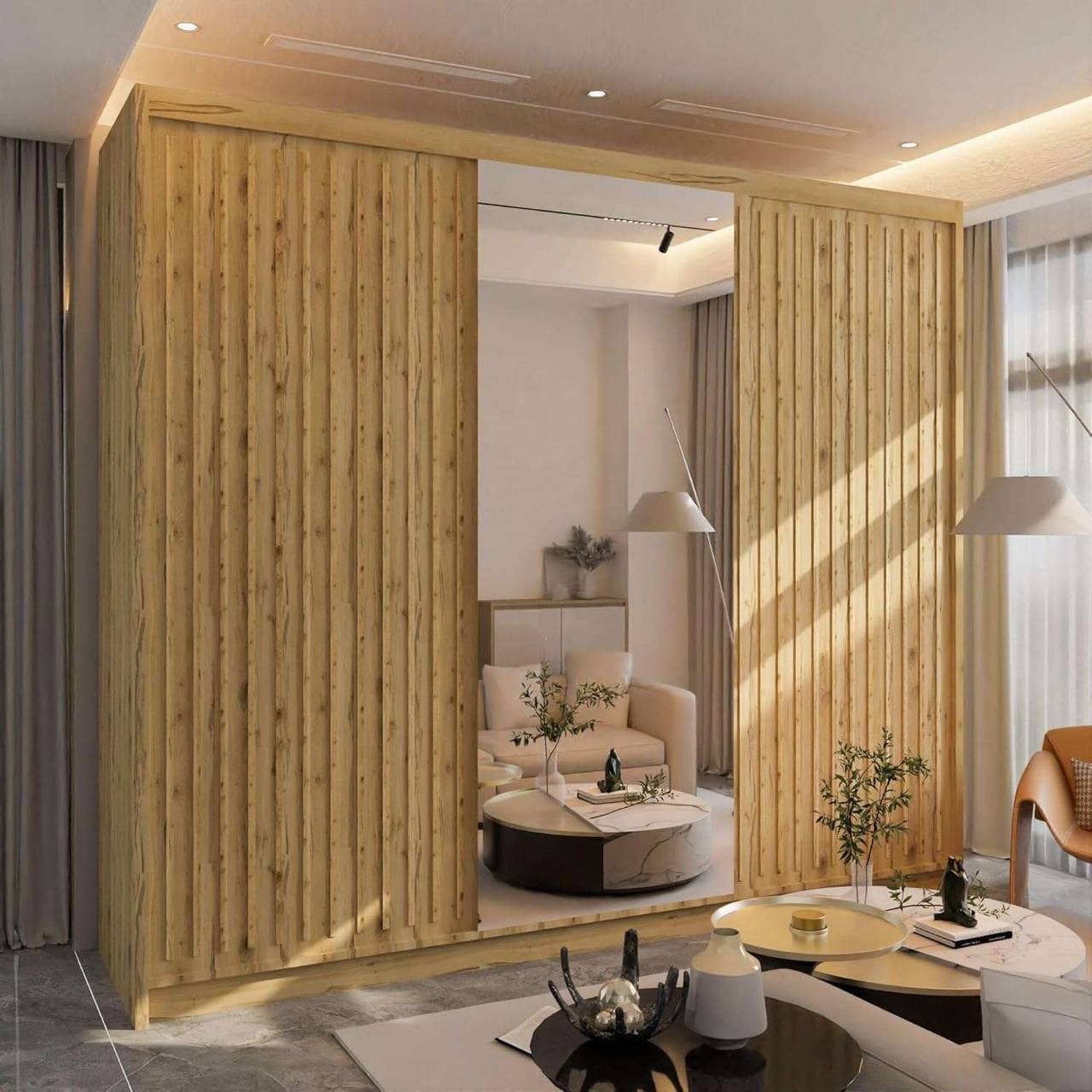 Ronni sliding wardrobe 250cm /203cm