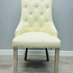 Leather dining chairs