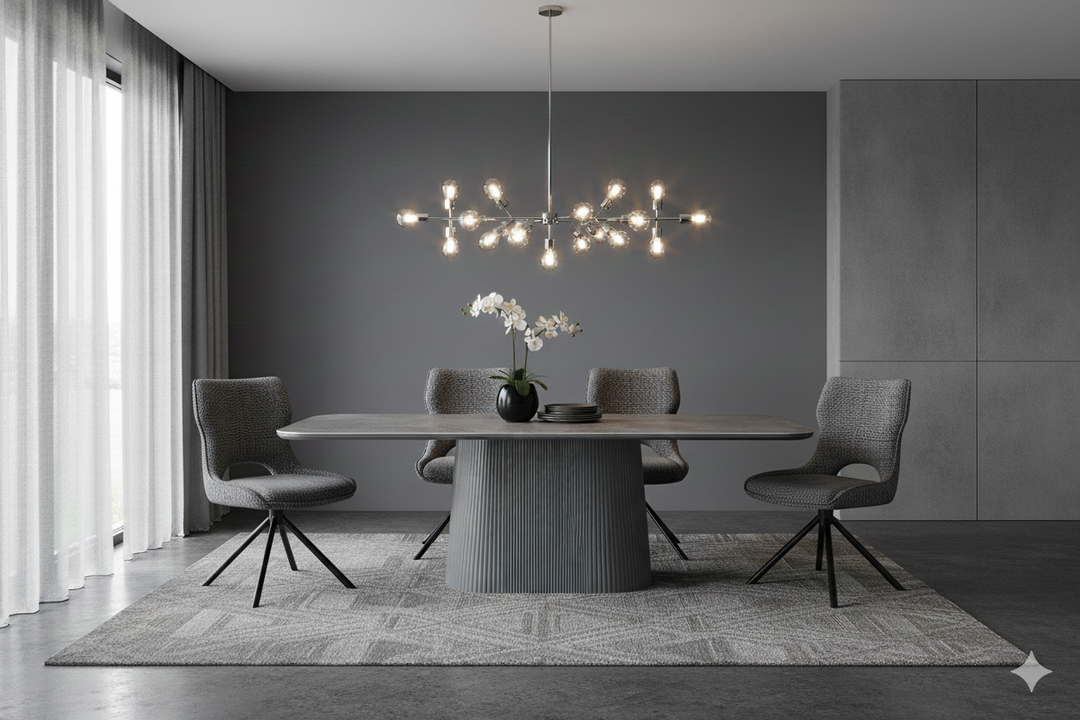 Monaco extendable dining table sintered stone