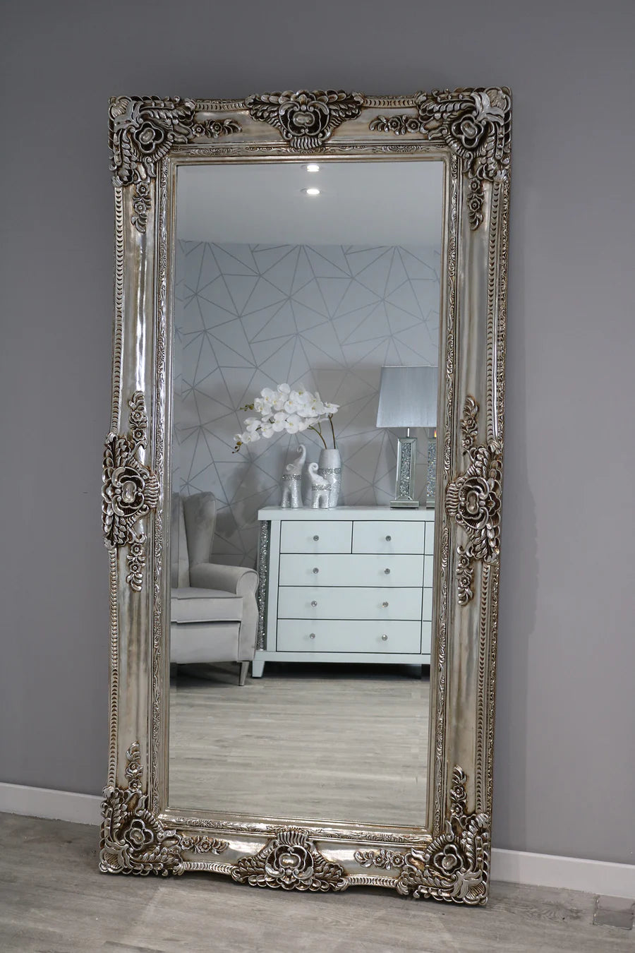Large Paris Mirror Champagne