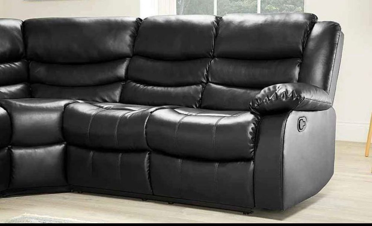 Roma Recliner leather sofa