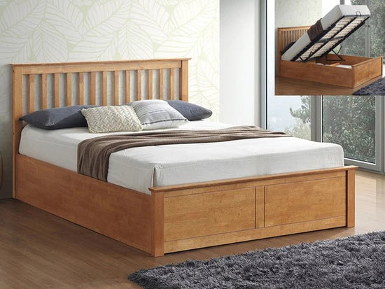 Malmo Wooden Ottoman Bed