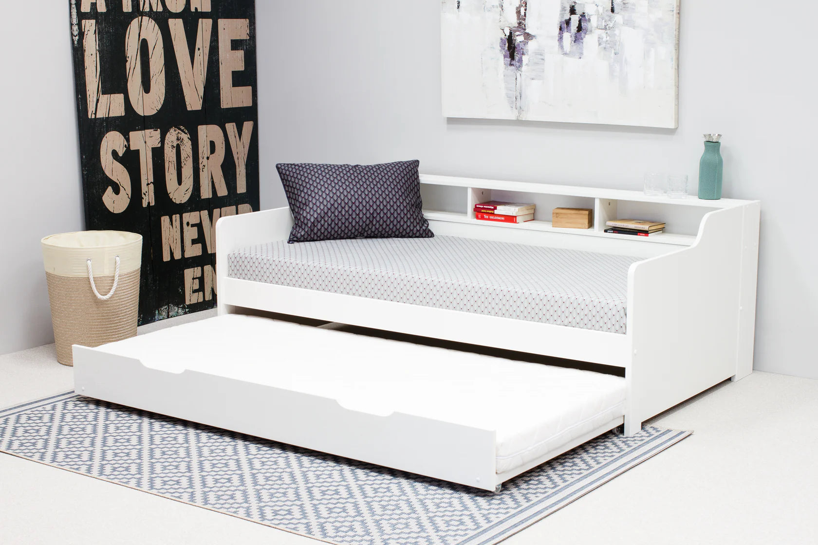 Tyler single bed with storage