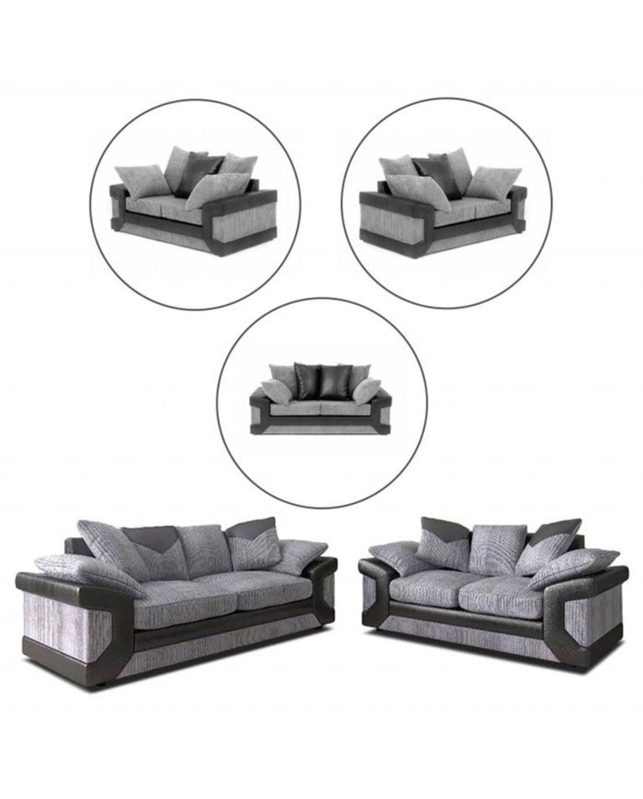 Dino 3+2+1 Sofa Set