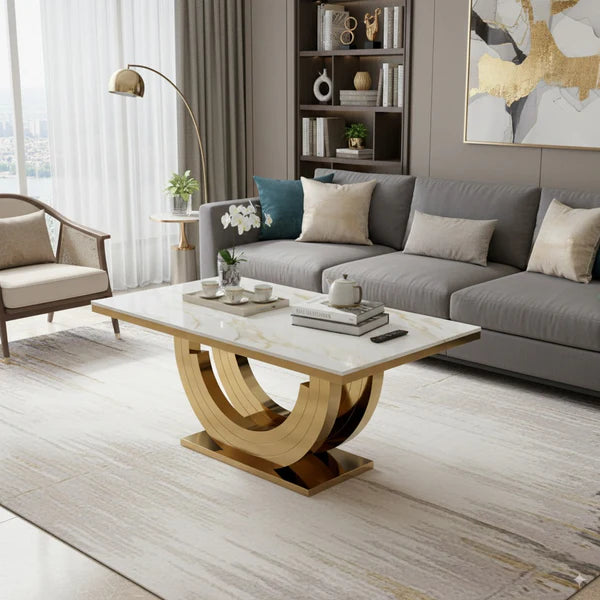 Olivia marble coffee table