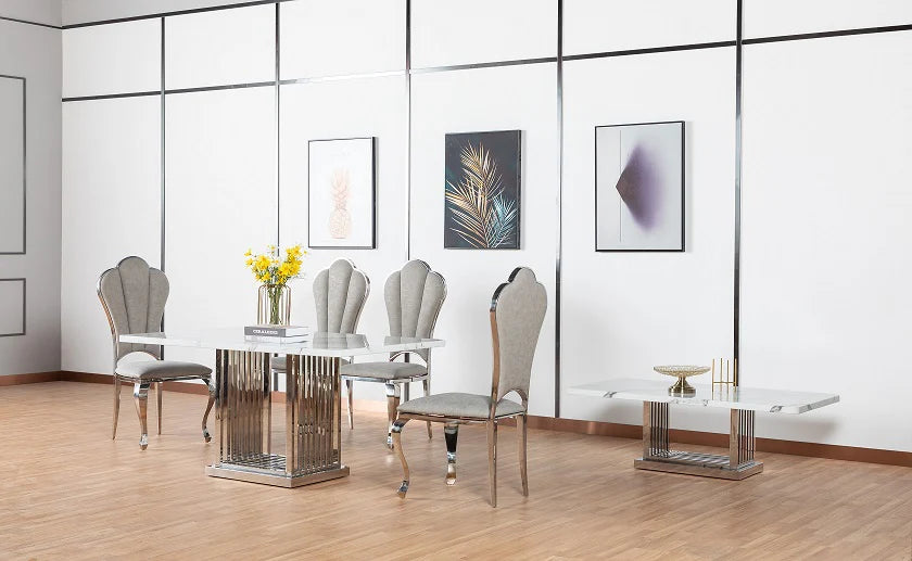 Ciroc dining table with chairs