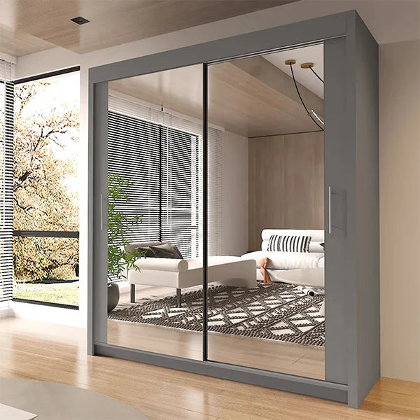 Chicago full mirror 150cm wardrobe