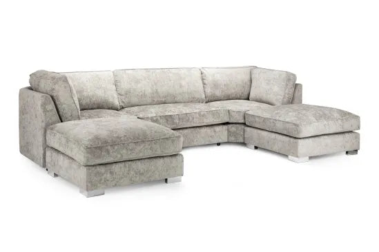 U shape corner sofa high back