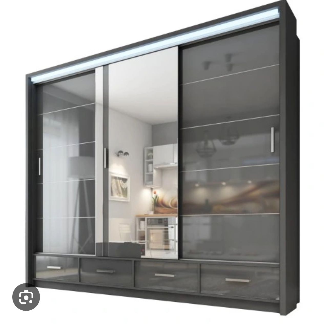 Marsylia high gloss 255cm