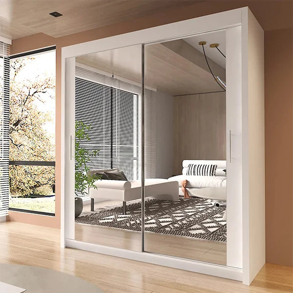 Chicago full mirror 120cm wardrobe