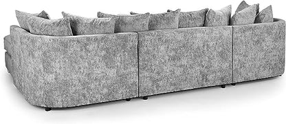 U-shape corner sofa  high back  scatter back
