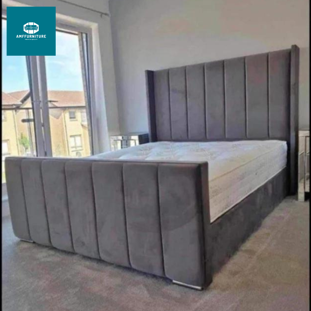 Fabric bed with and without storage