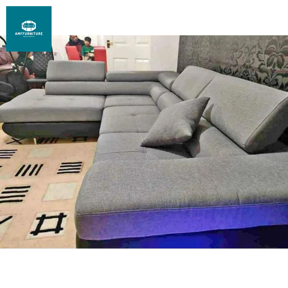 L shape anton sofa bed anton sofa right arm side and left arm side(right arm side)