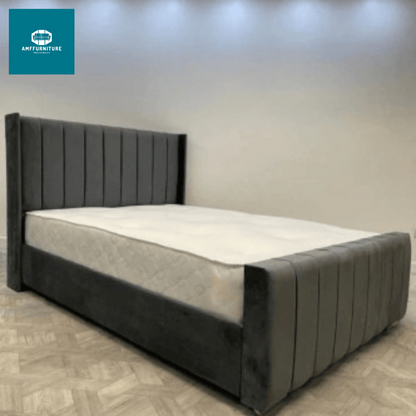 Fabric storage ottoman beds