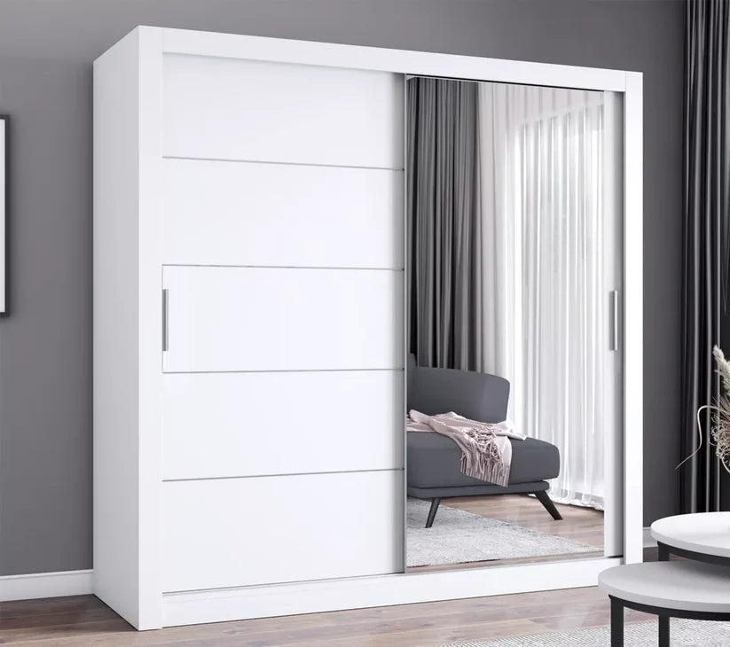 Lyon wardrobe 150cm white
