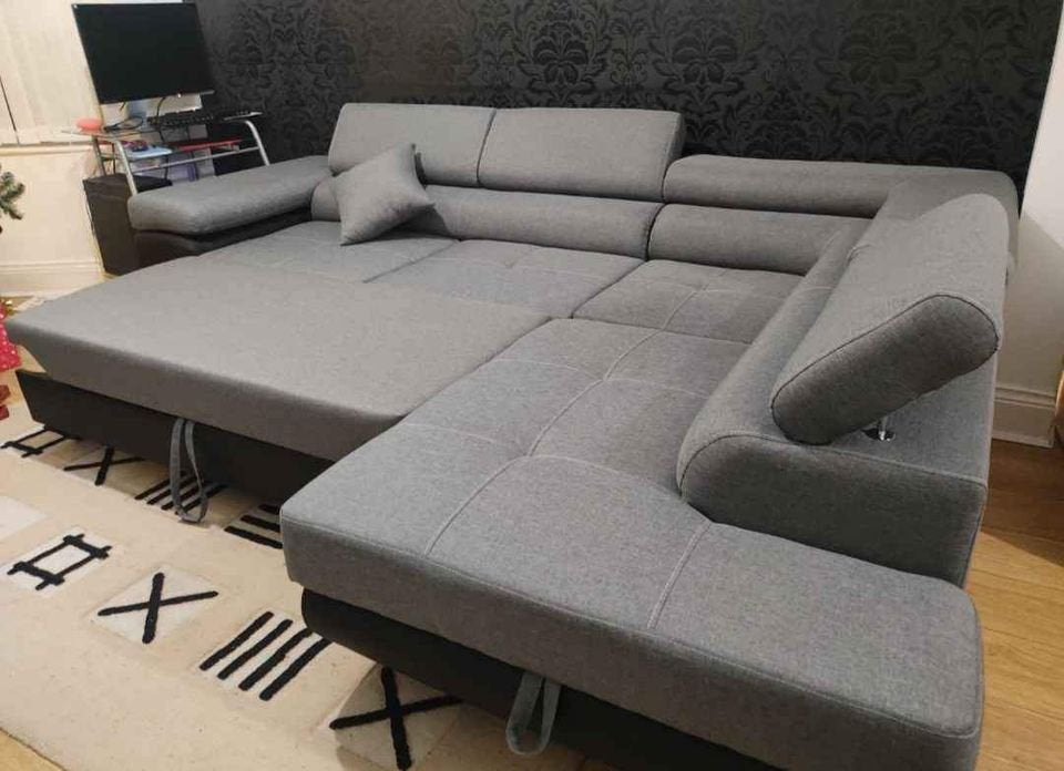 Lshape anton sofa bed