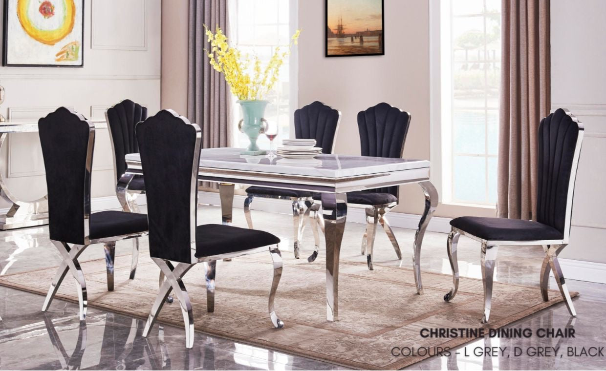 Alana dining table with chairs