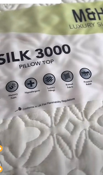 Pillow top mattress 3000 pocket sprung