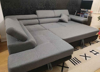 Lshape anton sofa bed