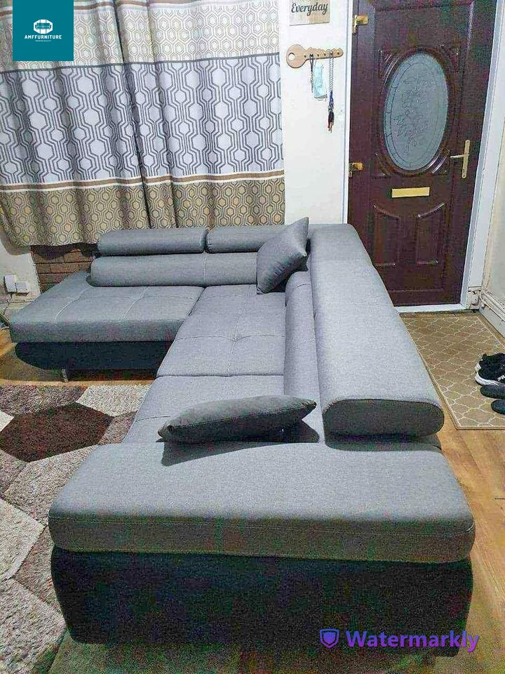 L shape anton sofa bed