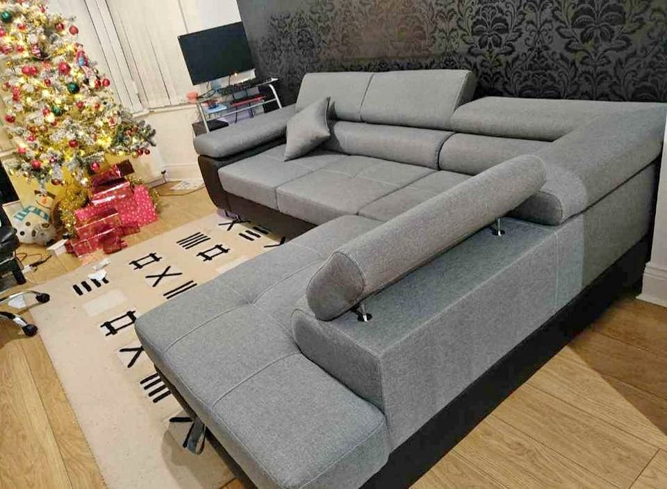 Lshape anton sofa bed