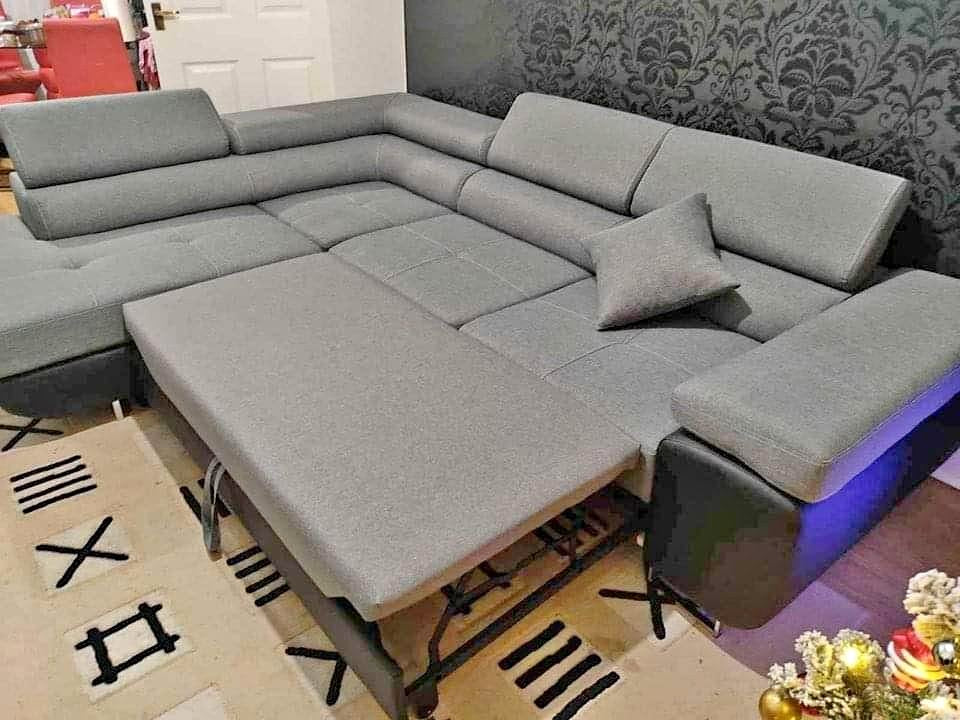 L shape anton sofa bed