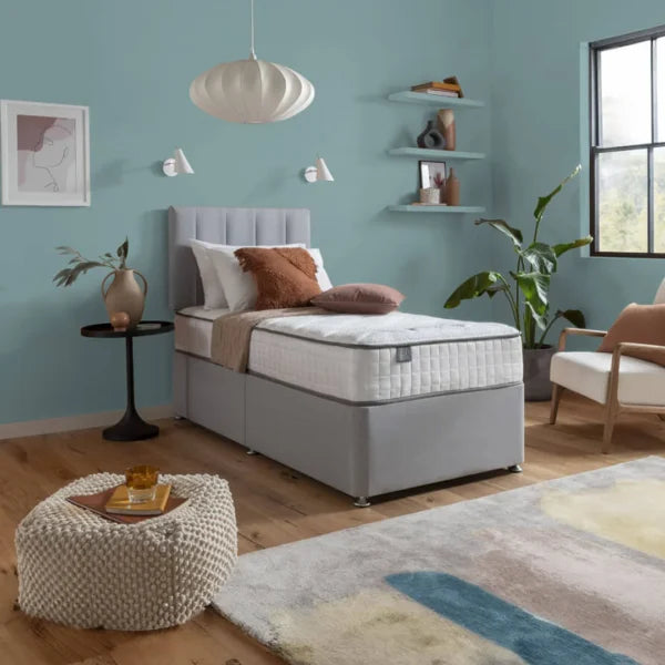 Single bed with mattress