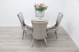 Charisma marble dining table with chairs