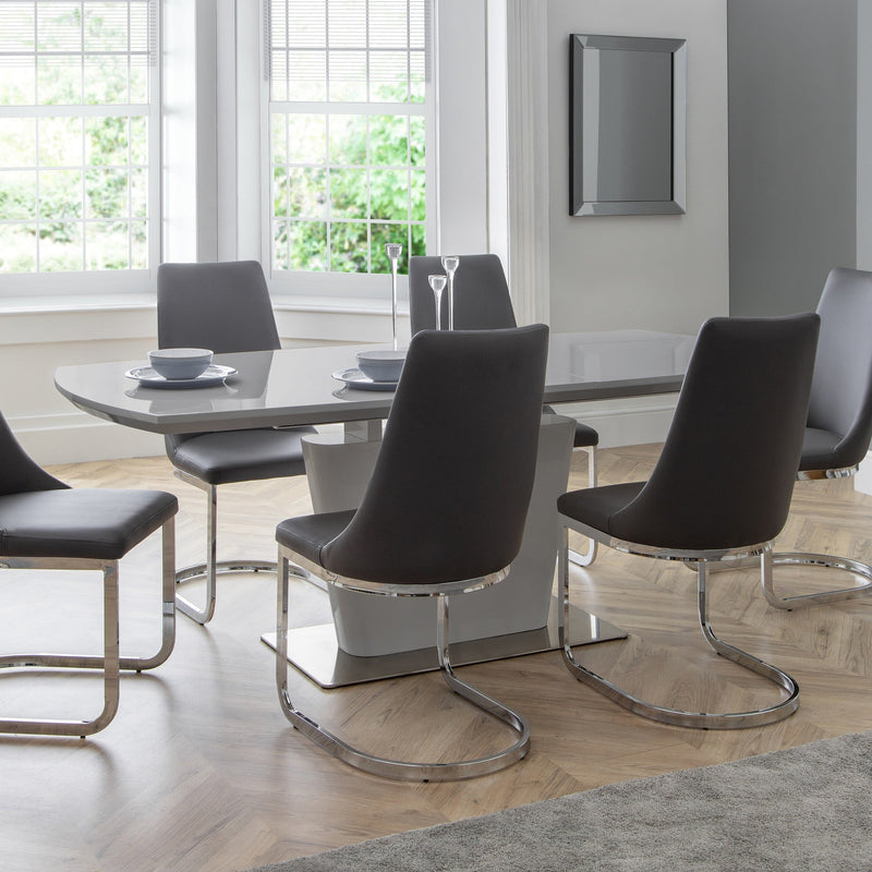 Como High Gloss Extending Table