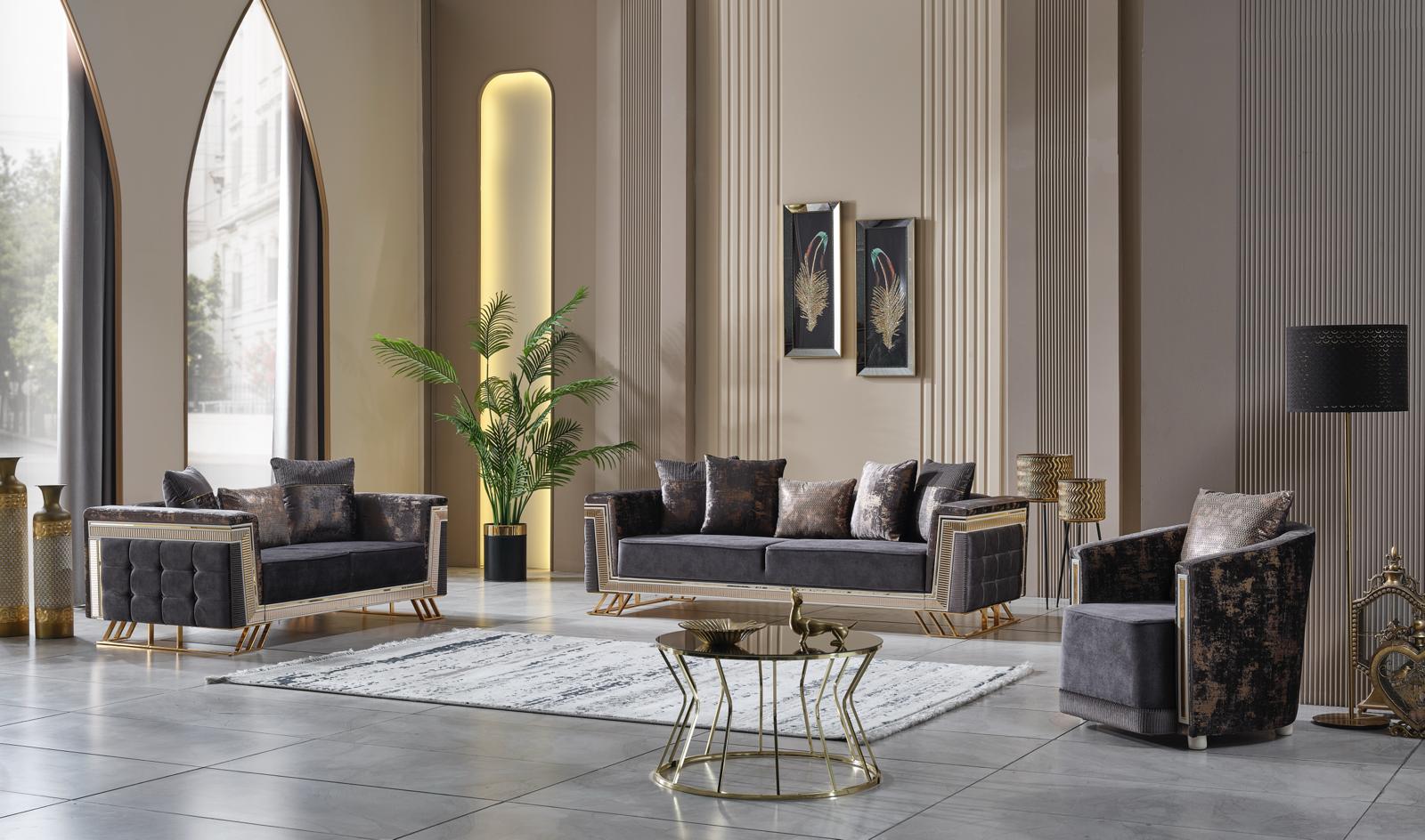 Italian sofa bed Vega 3 and 2 seater