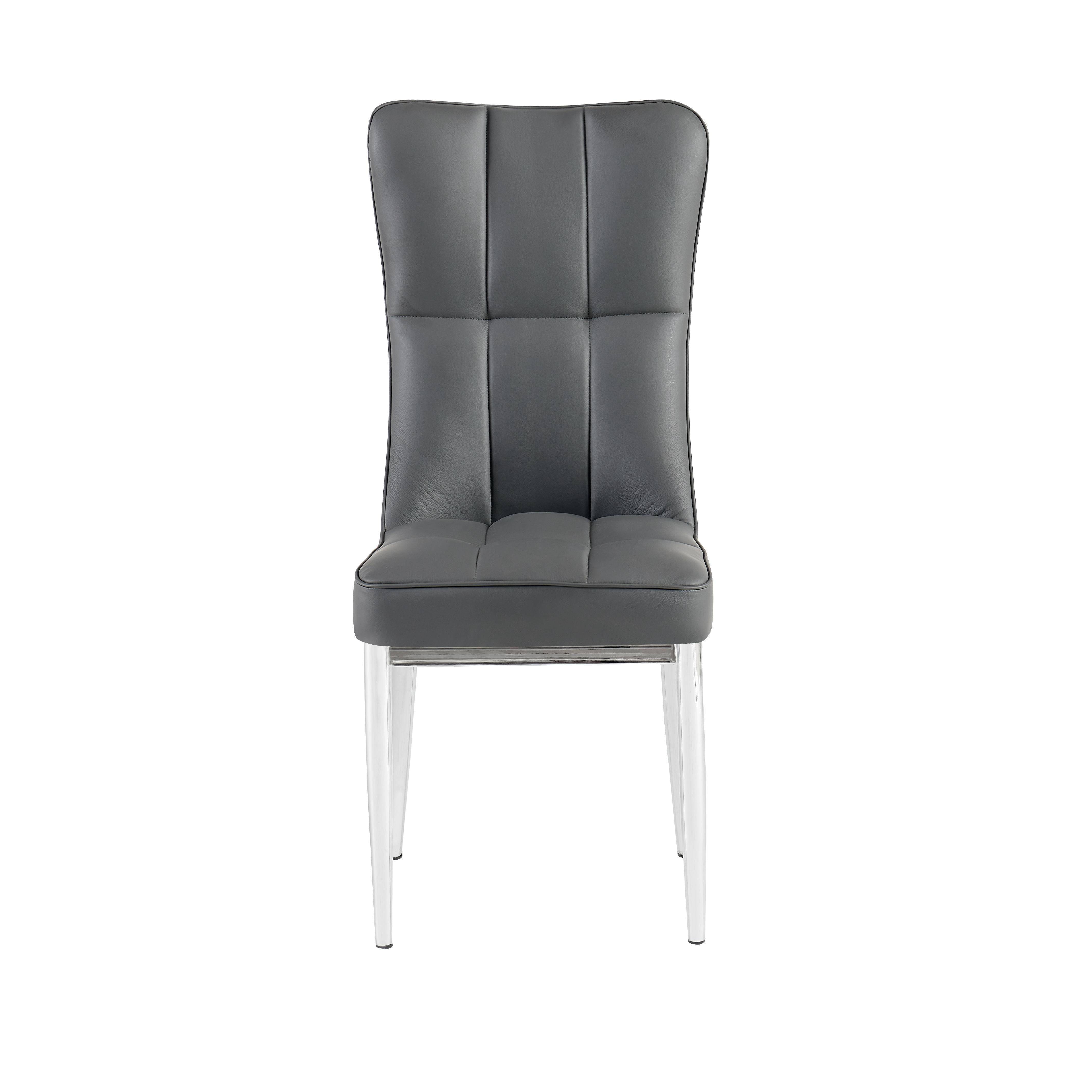 Leather dining chairs
