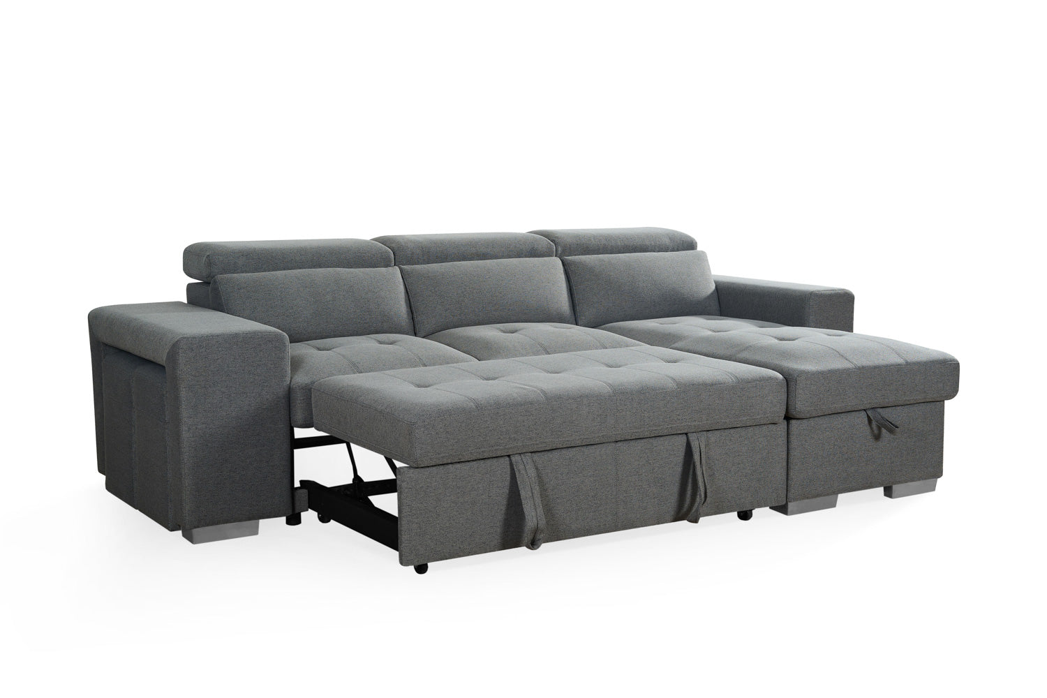 Artemis L- shape sofa with two sitting stool