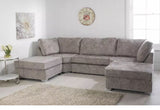 U Shape corner sofa high back (truffle)