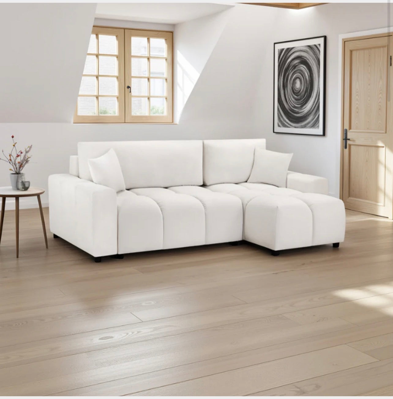 Luki L shape sofa bed