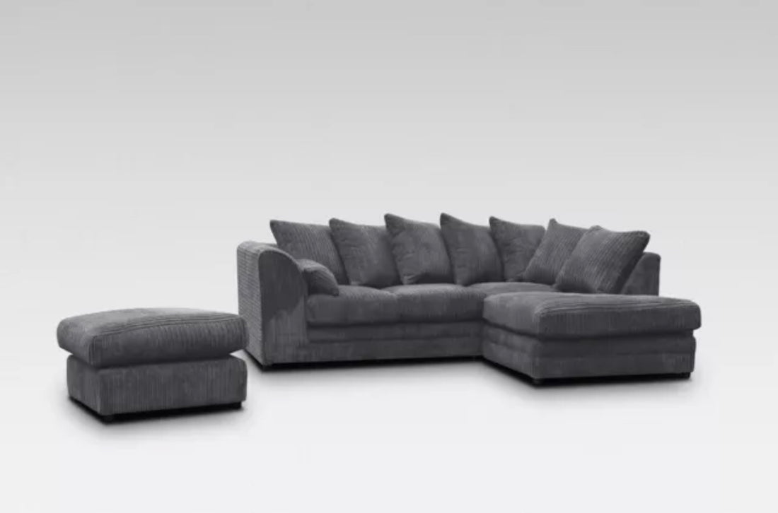 Dylan jumbo cord corner sofa