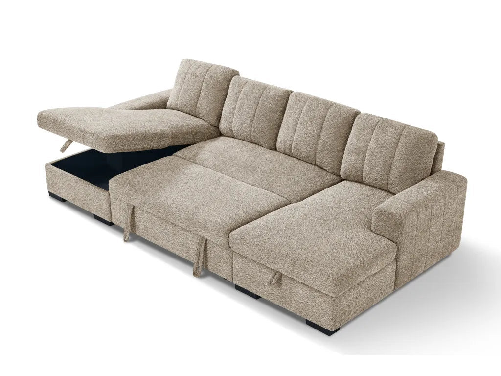 Como u shape sofa bed