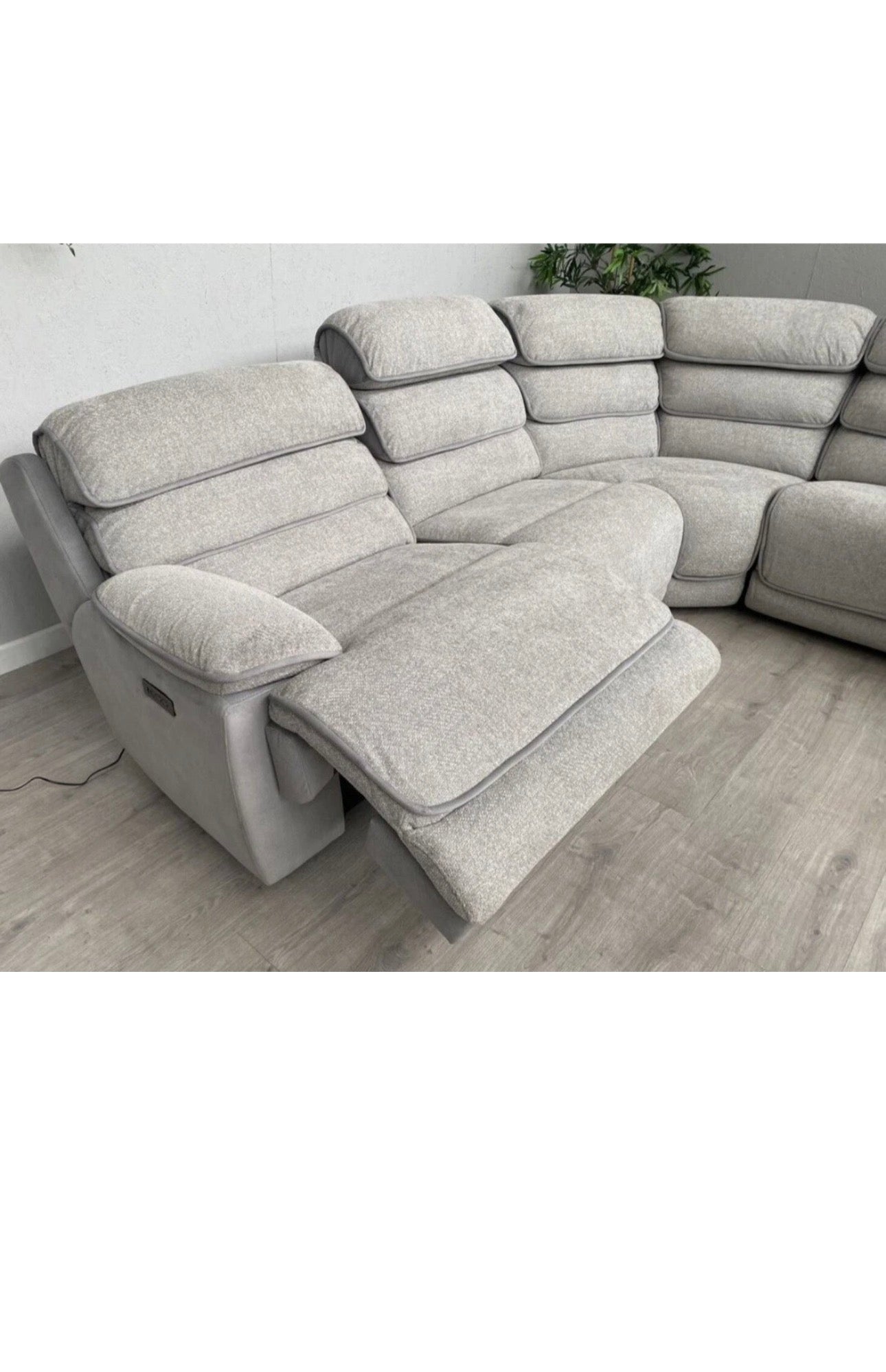 Lakelyn electric recliner Fabric Sofa
